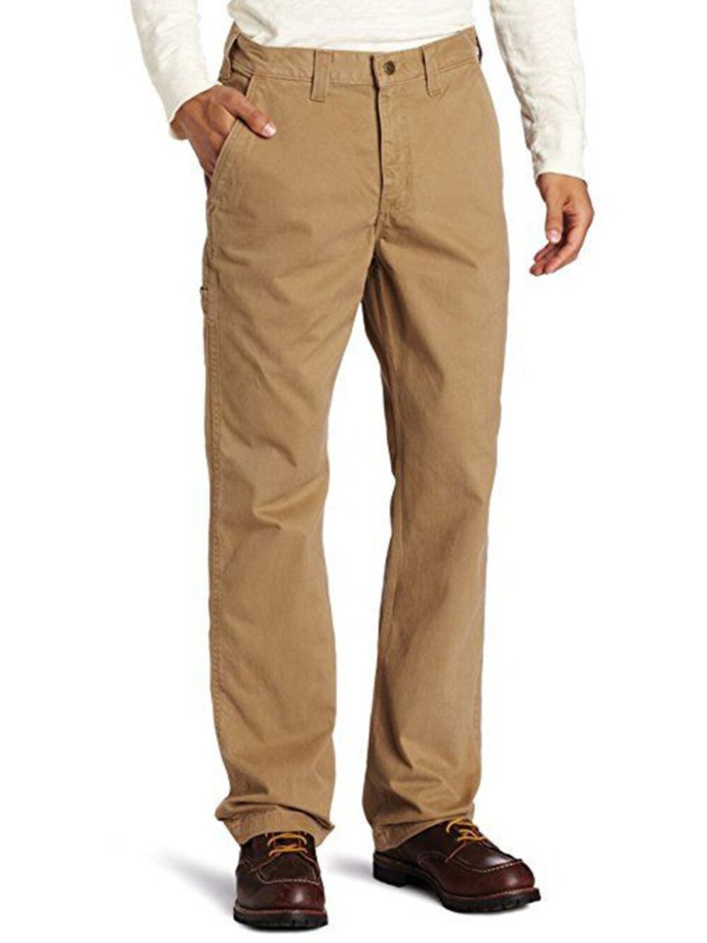 Carhartt Relaxed Fit Twill 5-Pocket Work Pant in Khaki - sz 34x34